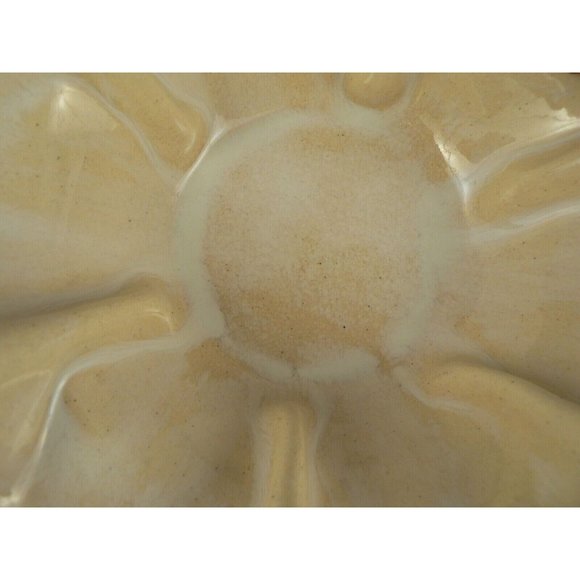 Pottery Bowl Patterson Fluted Abstract Petal  Leaf Artist Signed 1993 - Picture 5 of 11